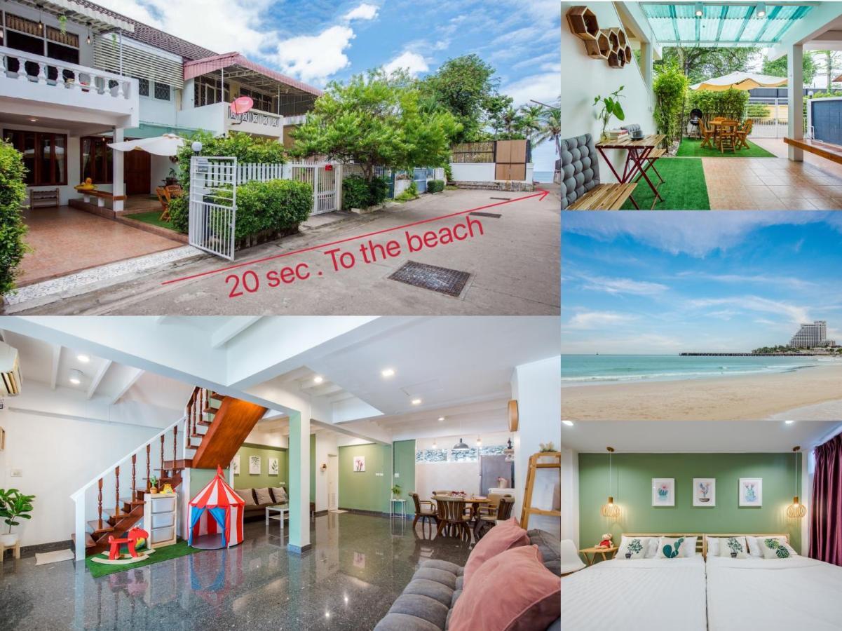 White Beach House Hua Hin 20 Second To The Beach Exterior photo